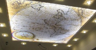 Натяжной потолок с фотопечатью Октябрьский, цена от 6341 руб.