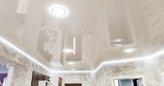 Натяжной ПВХ потолок Октябрьский, цена от 2146 руб.